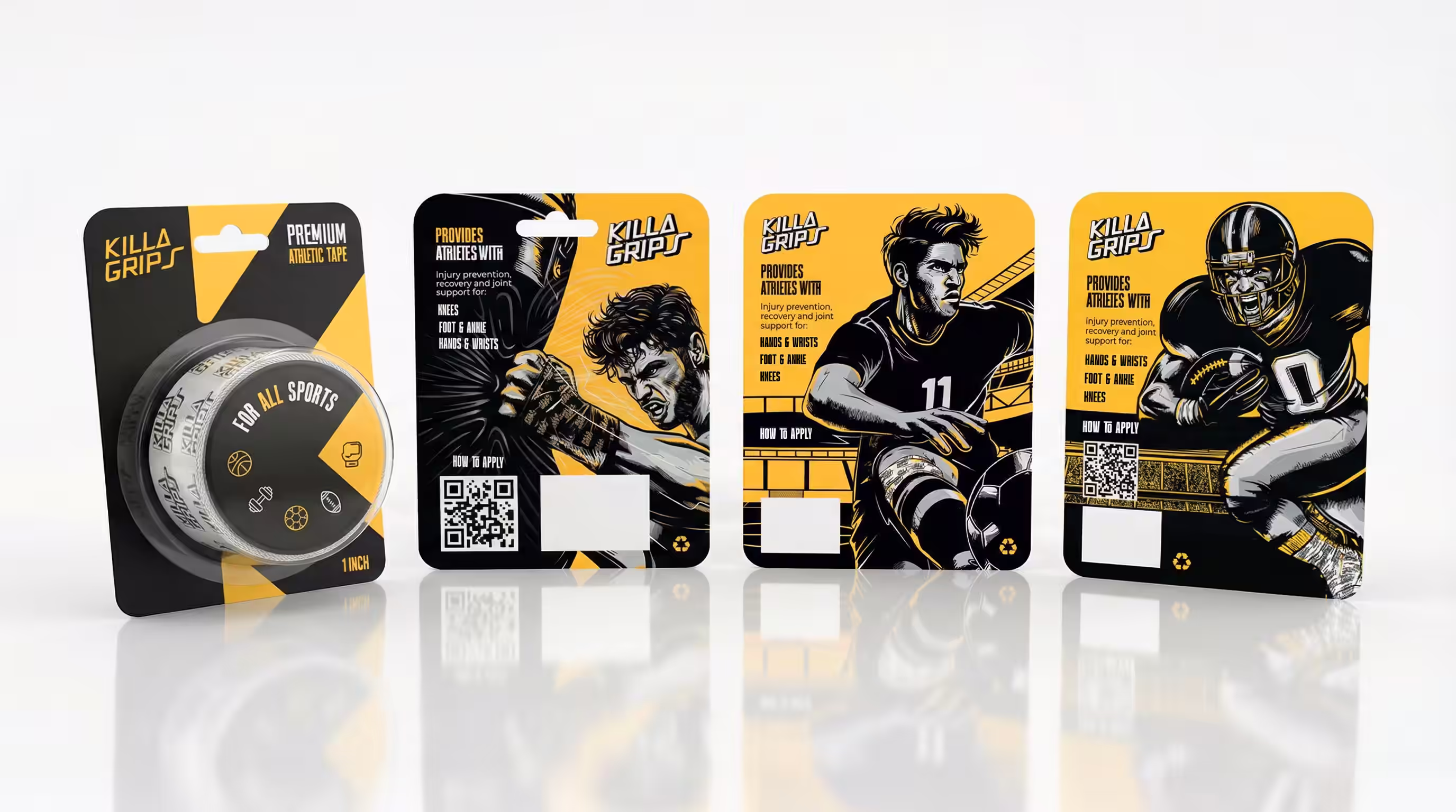 Killa Grips Packaging Variations